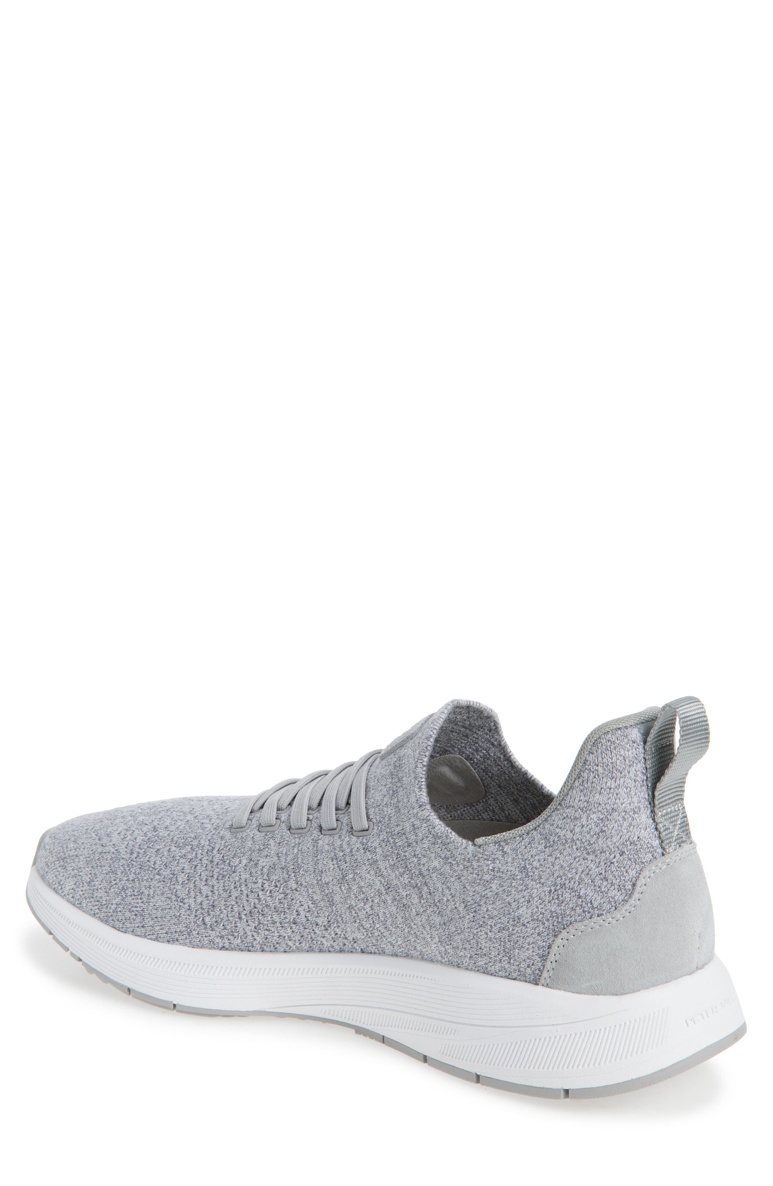 Peter Millar Odeon Knit Sock Sneaker, Alternate, color, Gale Grey