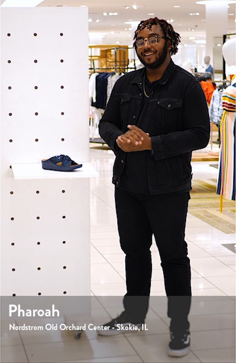 Twiss Crystal Embellished Slide Sandal, sales video thumbnail