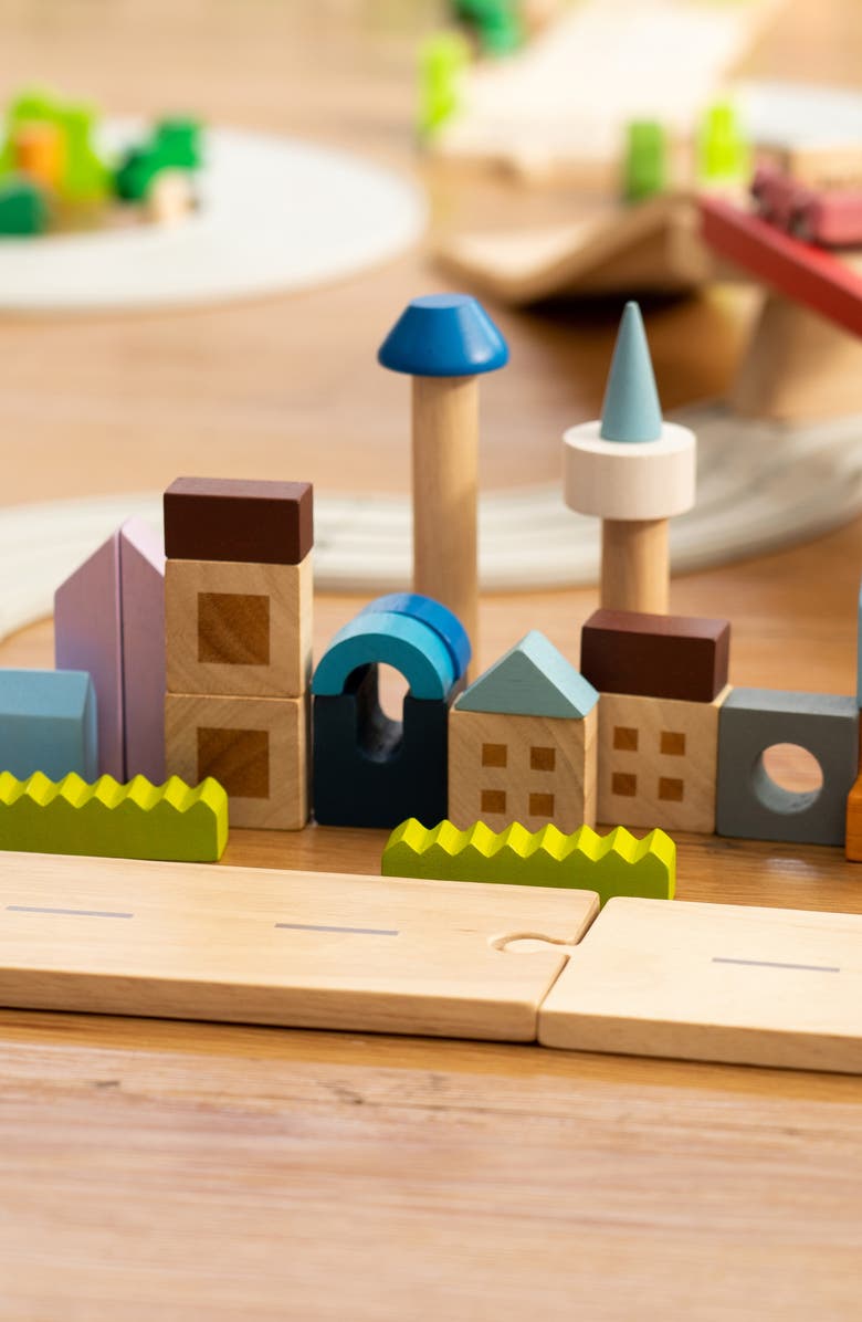 PlanToys<sup>®</sup> Urban City Block Playset, Alternate, color, Assorted