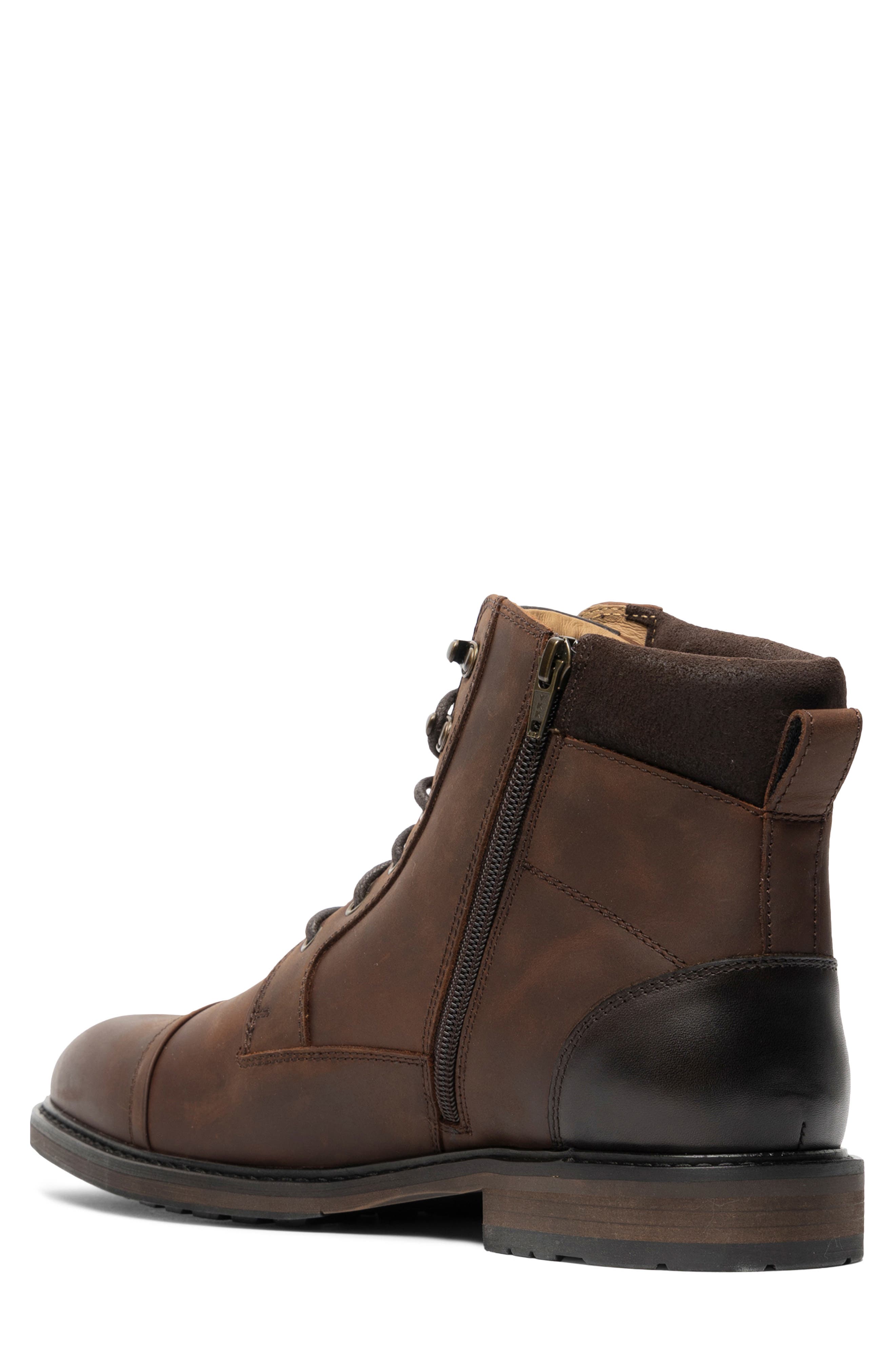 Durham Combat Boot, Alternate, color, REDWOOD