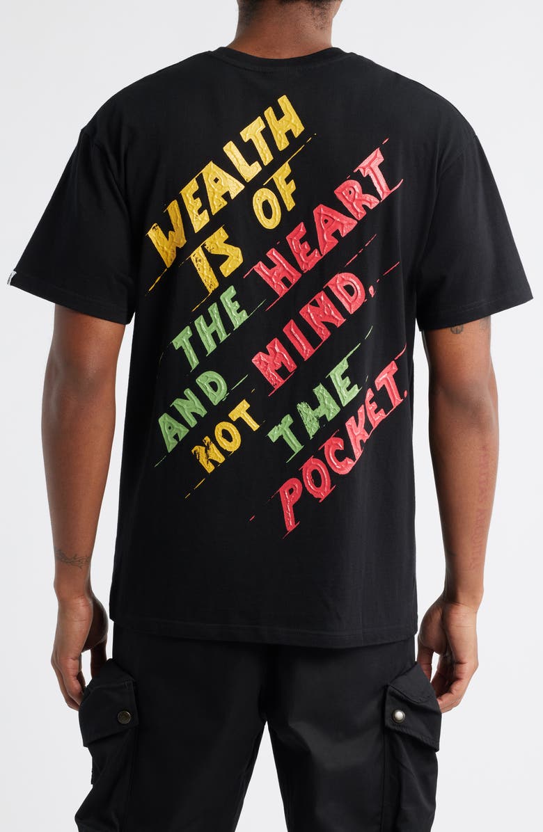 Billionaire Boys Club Paint Graphic T-Shirt, Alternate, color, Black