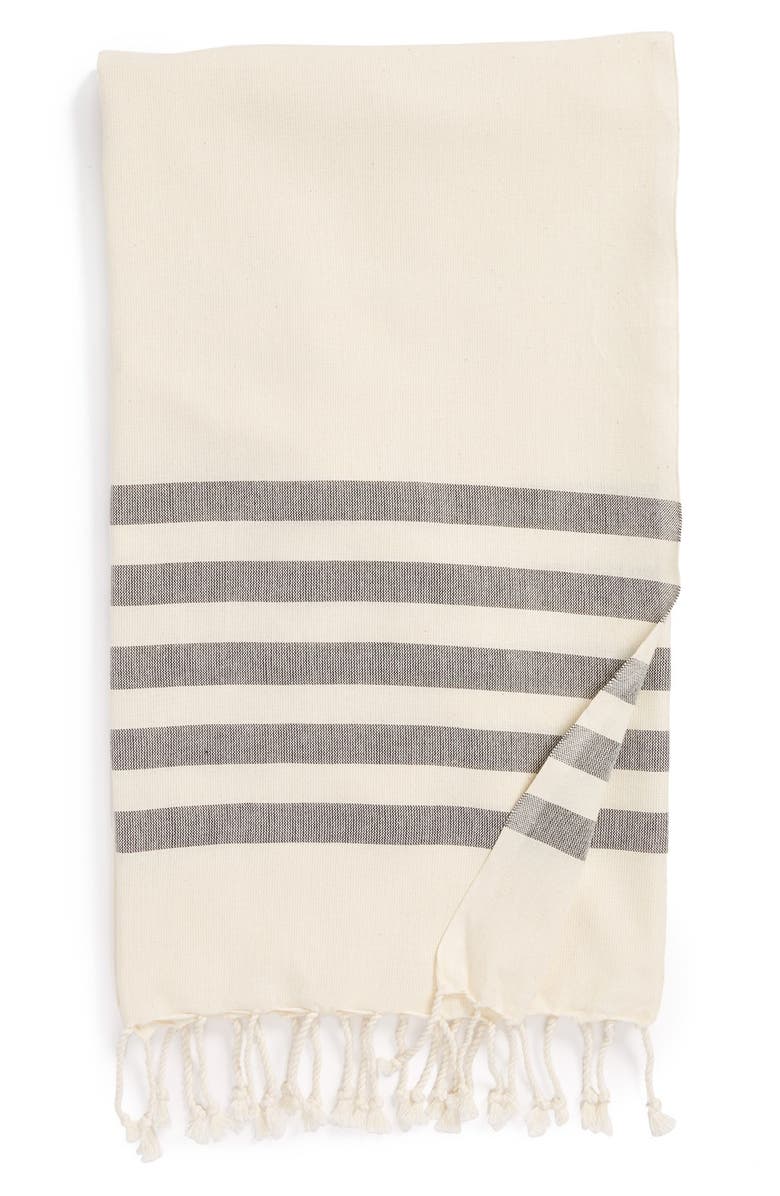 Poketo Striped Turkish Pestemal Towel, Main, color,