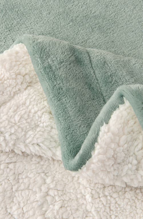 Woven & Weft Reversible Faux Shearling Throw Blanket
