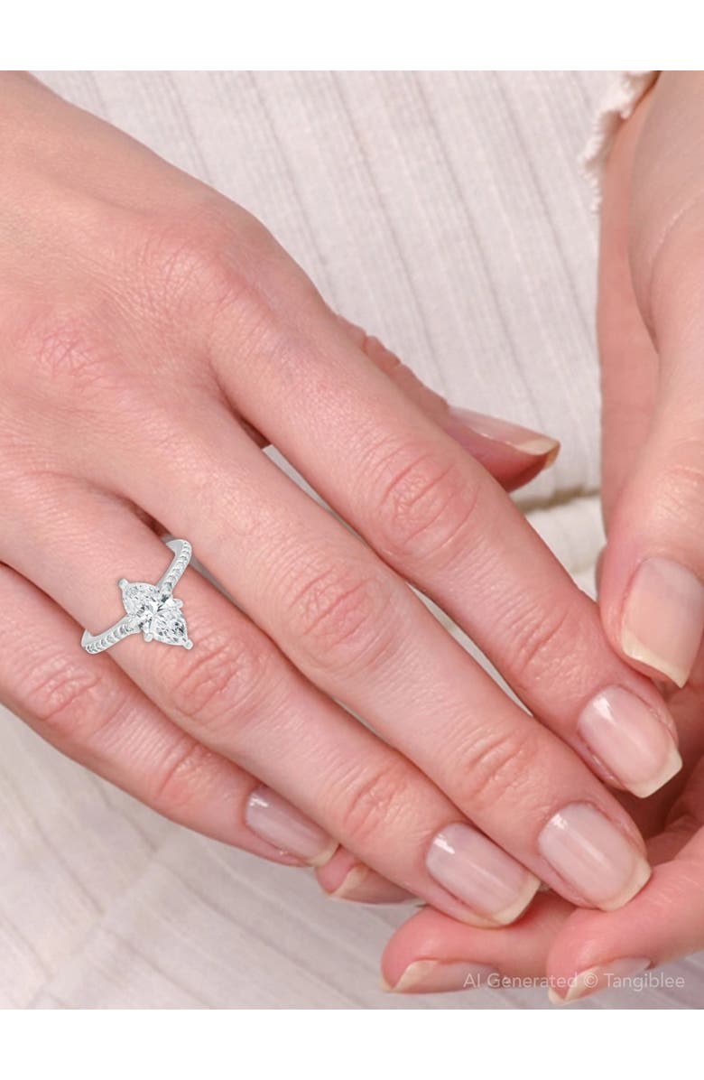 Bliss Diamond Certified 2 1/2Ct Marquise Diamond Engagement Ring Lab Grown Gold, Alternate, color, 