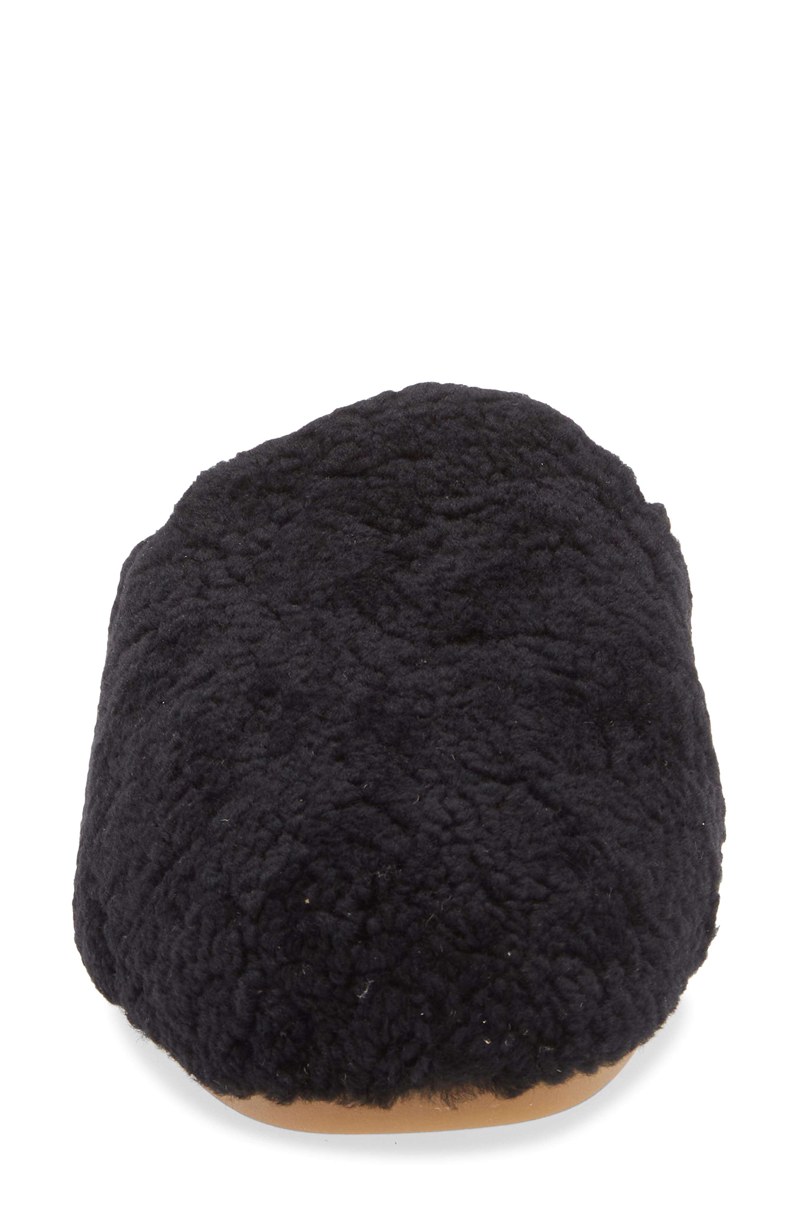 OluKai Hale Slip-On Genuine Shearling Waterproof Mule, Alternate, color, Lava Rock / Tapa