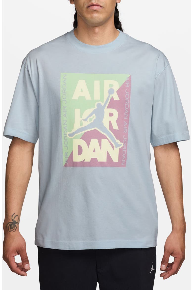 Air Jordan Cotton Graphic T-Shirt, Main, color, AURA