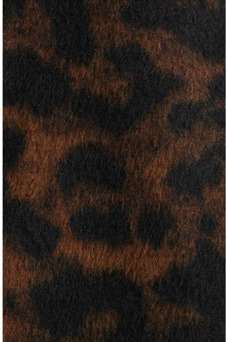 Leopard Print Topper Coat, Alternate, color, ANNE BLACK/ BROWN MULTI