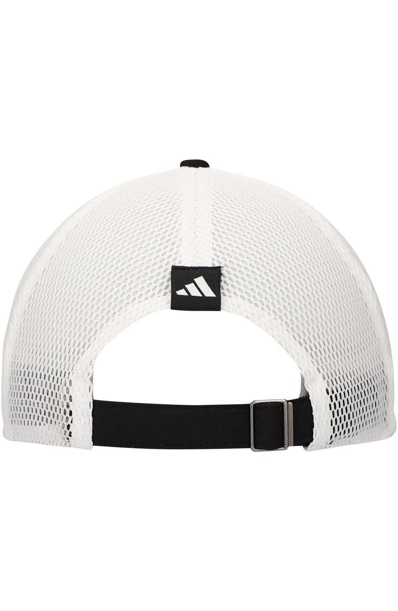 adidas Men's adidas Black New York Rangers Color Pop Trucker Adjustable Hat, Alternate, color, 
