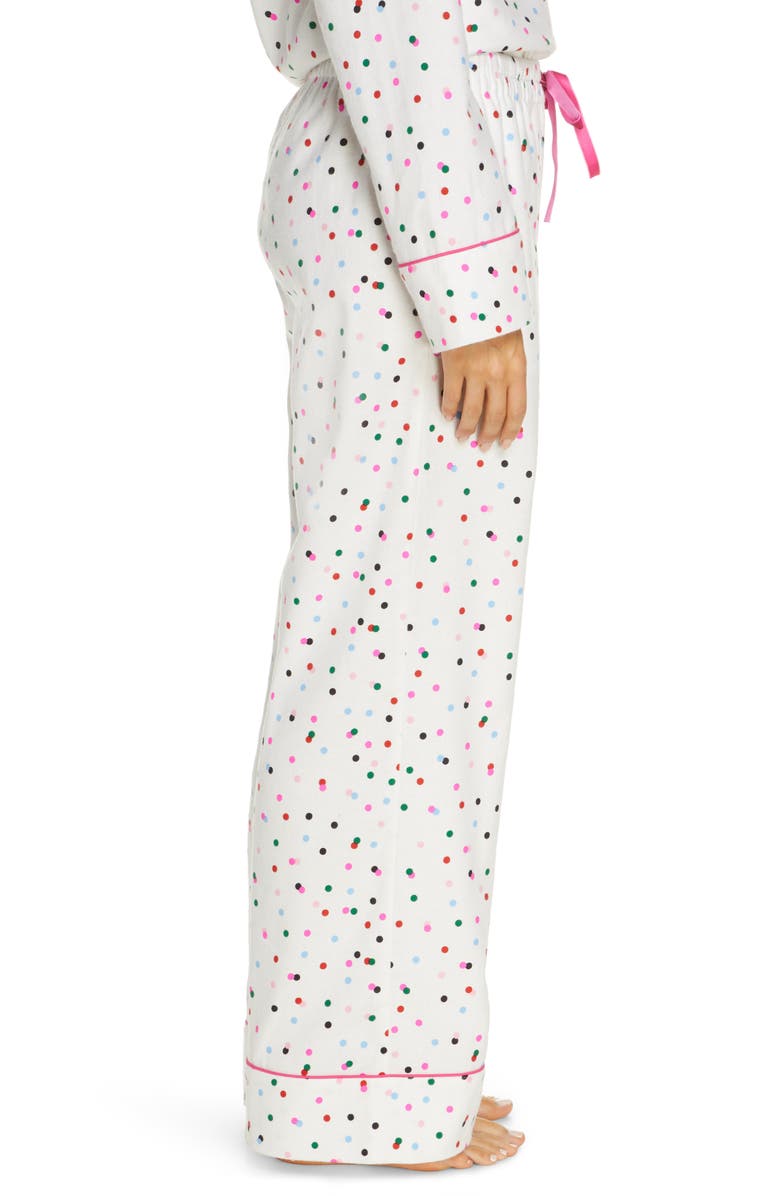 ban.do Party Dots Flannel Pajama Pants, Alternate, color,