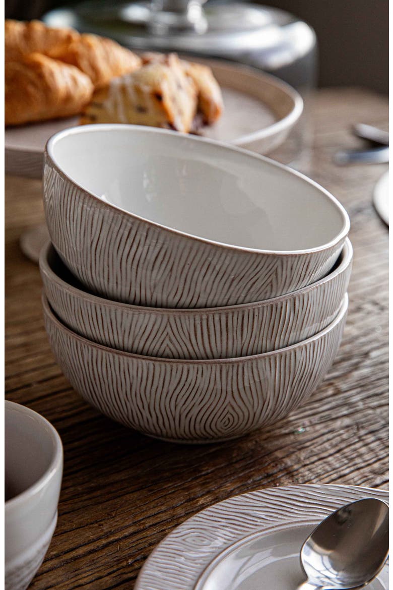 Blenheim Oak Cereal/Ice Cream Bowl, Alternate, color, WHITEWASH