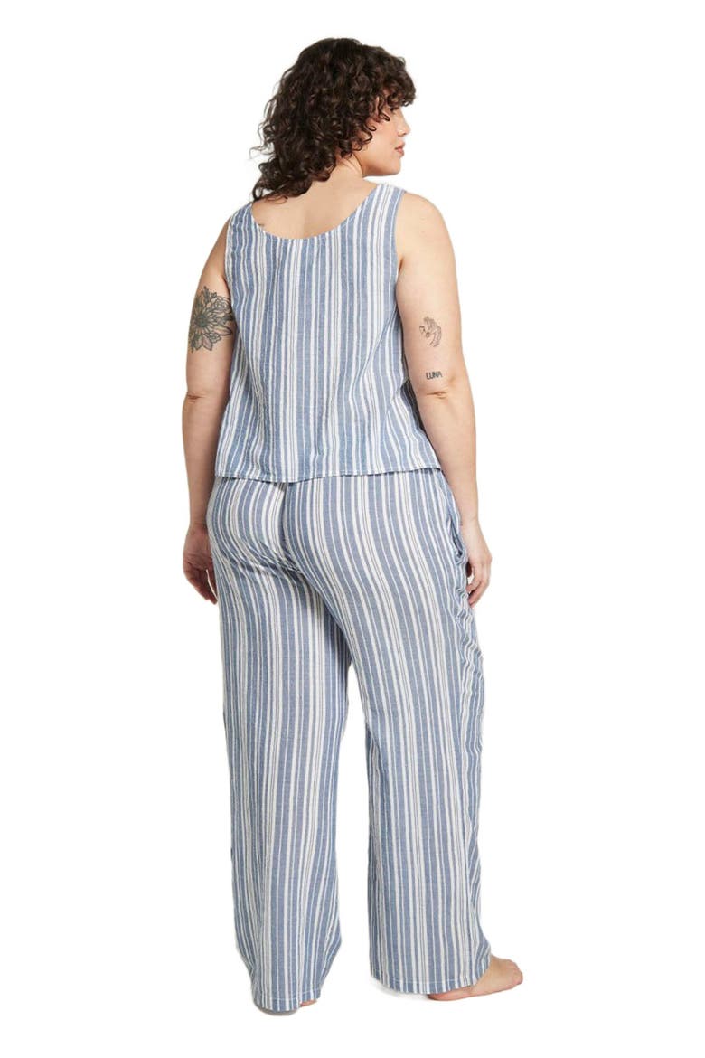 The Tank, Alternate, color, Navy Blue Stripe