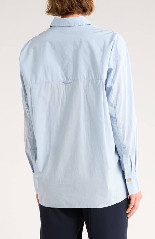 Vince Hemd Aus Baumwollpopeline In Blue