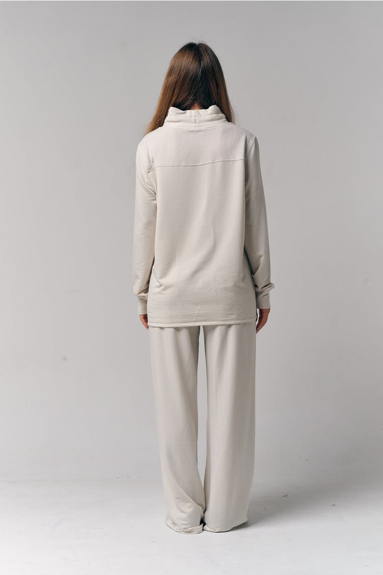 Mock Neck Pullover, Alternate, color, Off-White