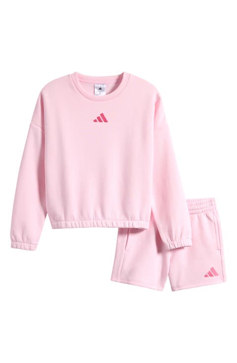 Kids' Fleece Pullover Sweater & Shorts Set (Toddler & Little Kid)