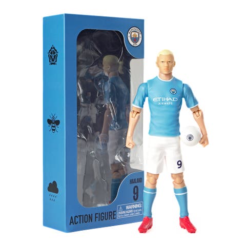 SOCKERS Manchester City F.C. Erling Haaland 8" Collectible Soccer Action Figure