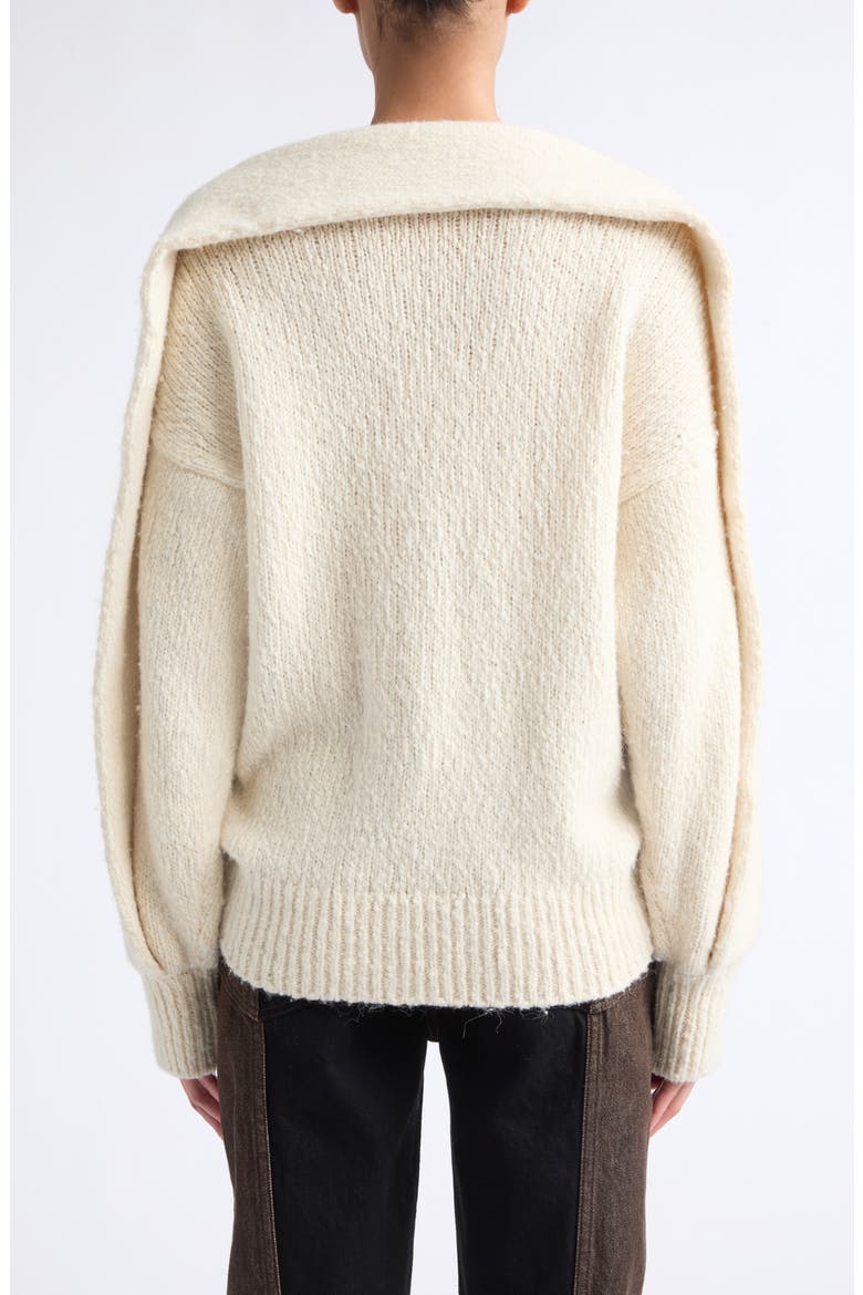 Umber Wool Blend Sweater, Alternate, color, BUFF
