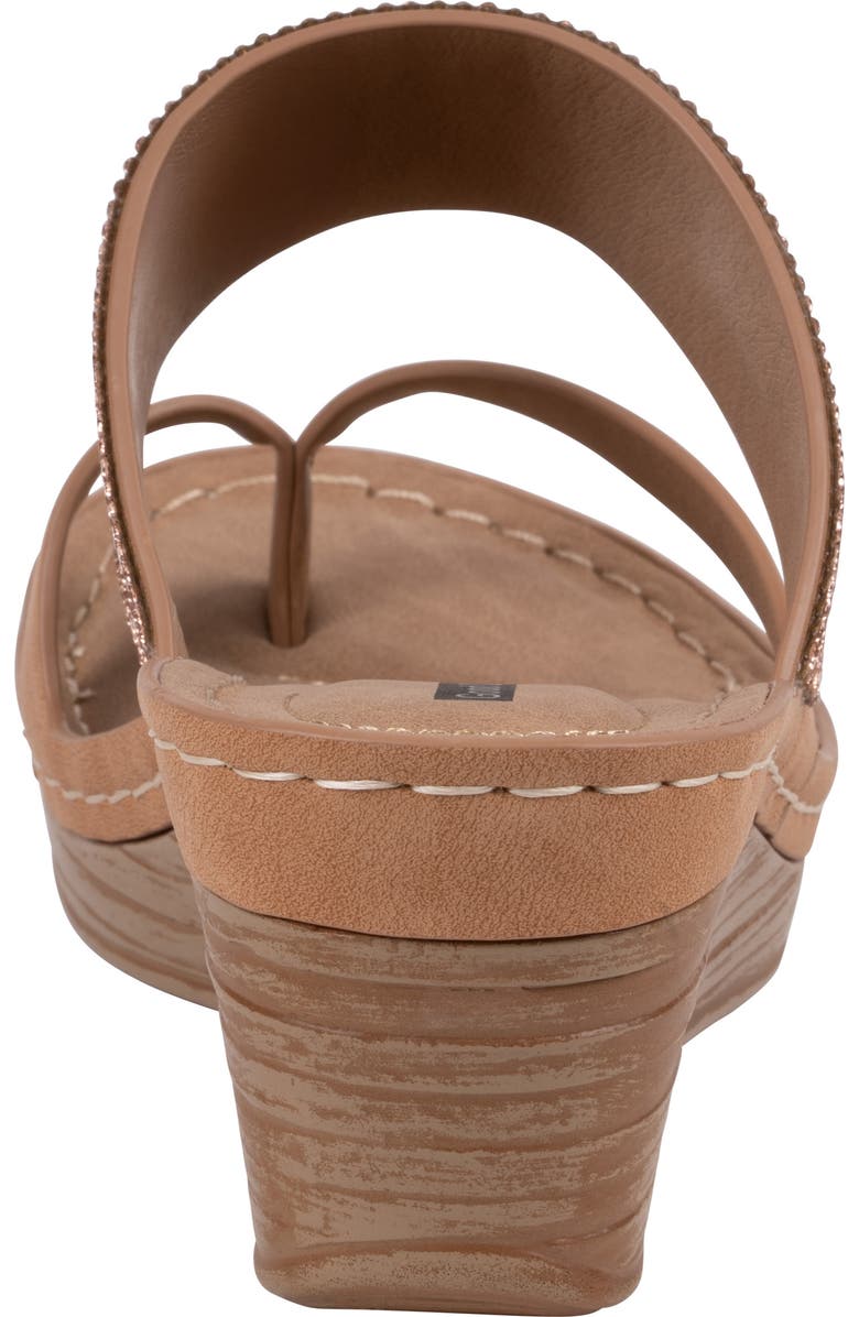 GOOD CHOICE NEW YORK Brazen Wedge Sandal, Alternate, color, Tan