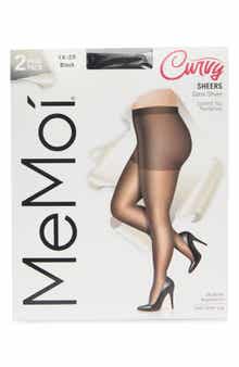 MeMoi 2-Pack Satin Sheer Tights