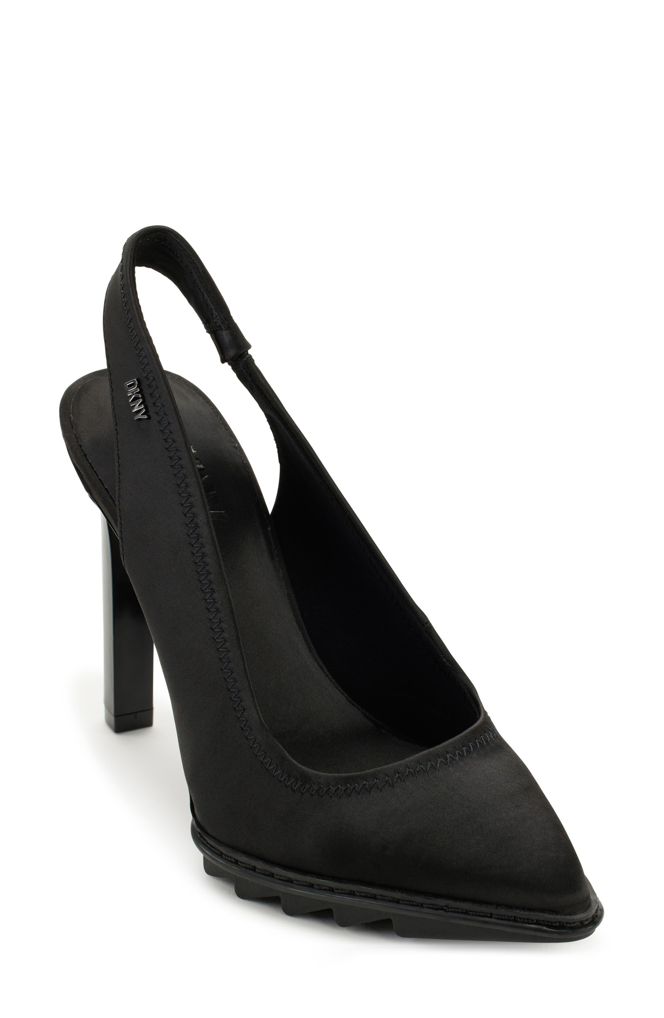 DKNY Diana Pointed Toe Pump, Main, color, Black