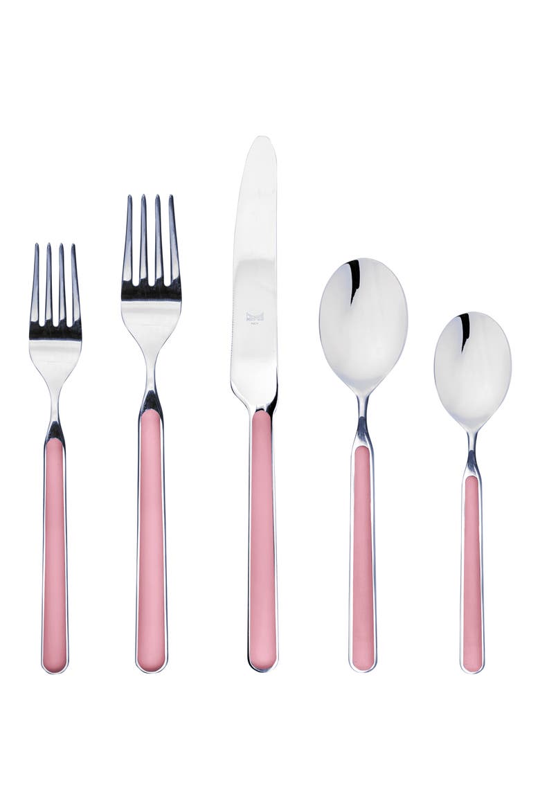 Fantasia 5-Piece Place Setting, Main, color, PINK