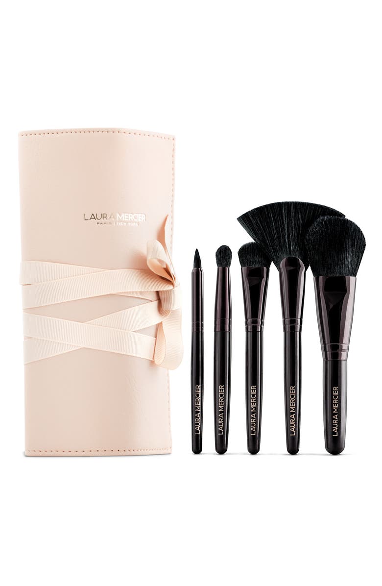 Laura Mercier Sweeping Beauty Travel Size Essential Brush Set, Alternate, color,
