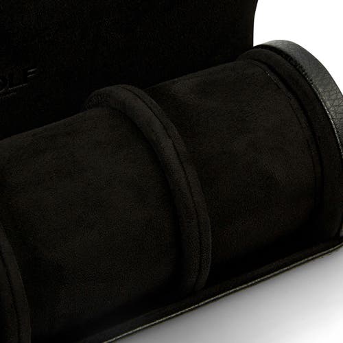 Wolf British Racing Triple Watch Roll In Black