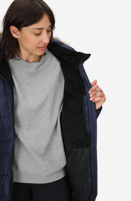 Marmot Montreal 700 Fill Power Down Parka In Blue