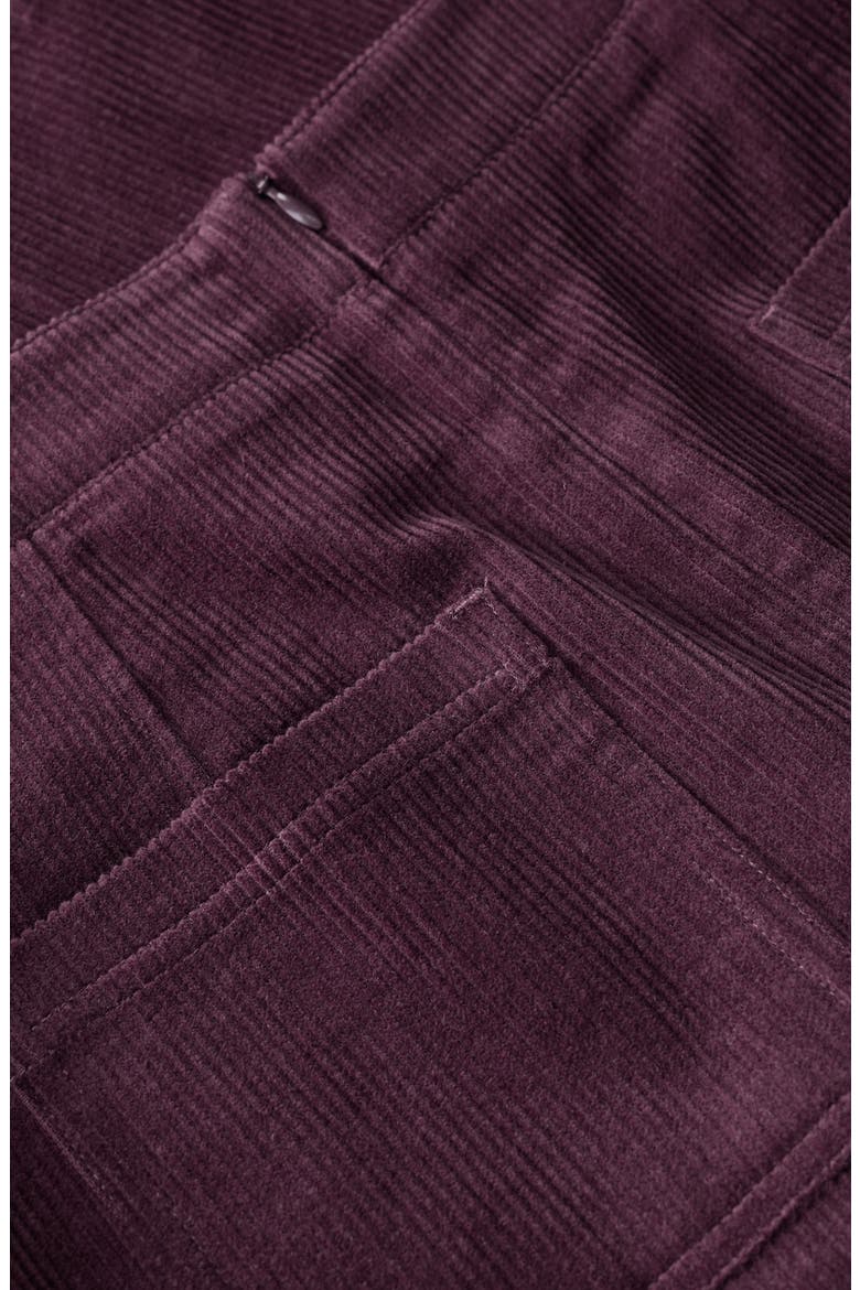 Dovetail Organic Cotton Corduroy Skirt, Alternate, color, DARK HELLEBORE
