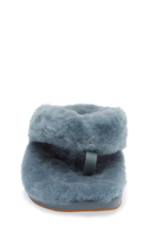 Olukai Kipea Heu Genuine Shearling Slide Sandal In Animal Print