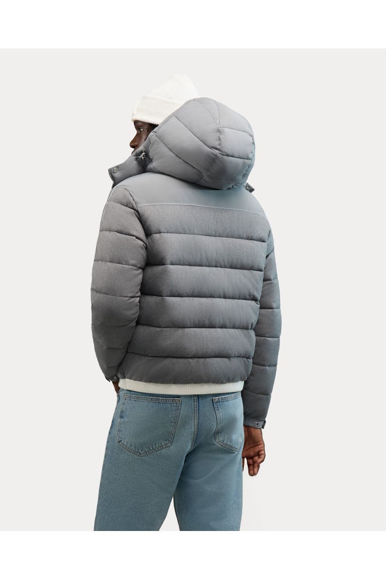 Luzerne Mid-Weight Puffer Jacket in Softly Brushed Fabric, Alternate, color, Fog Grey