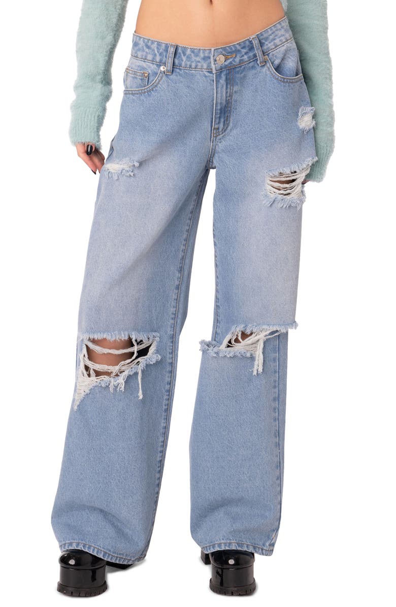 EDIKTED Fuzzy Crop Cardigan, Main, color,