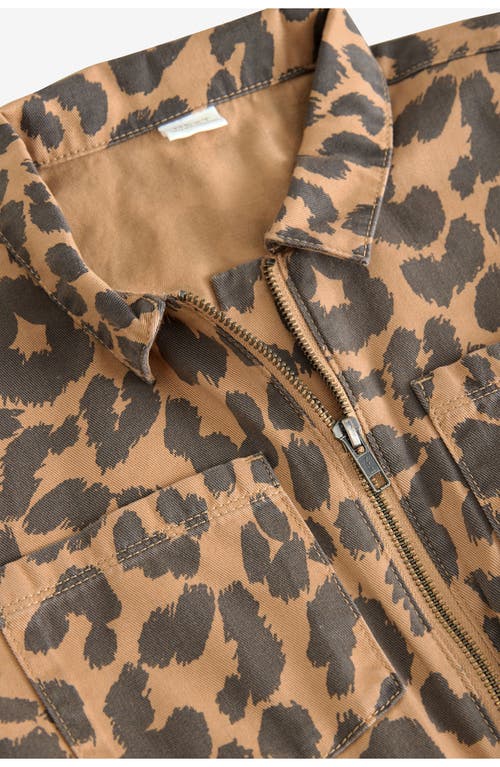 Next Kids' Animal Print Jumpsuit In Leopard