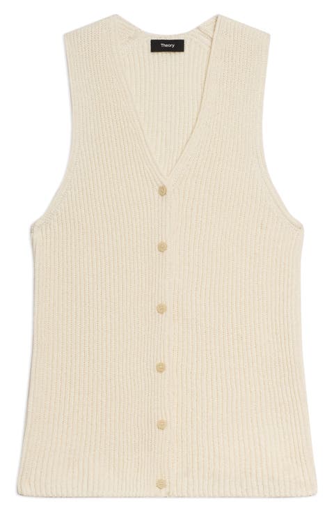 Cotton Sweater Vest
