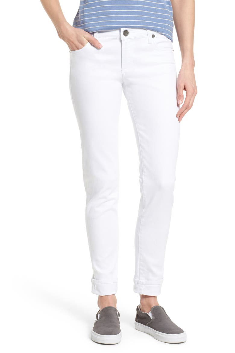 'Catherine' Boyfriend Jeans, Alternate, color, WHITE