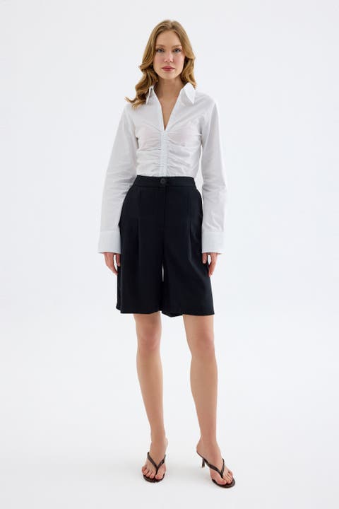 Vera Tencel Bermuda Shorts