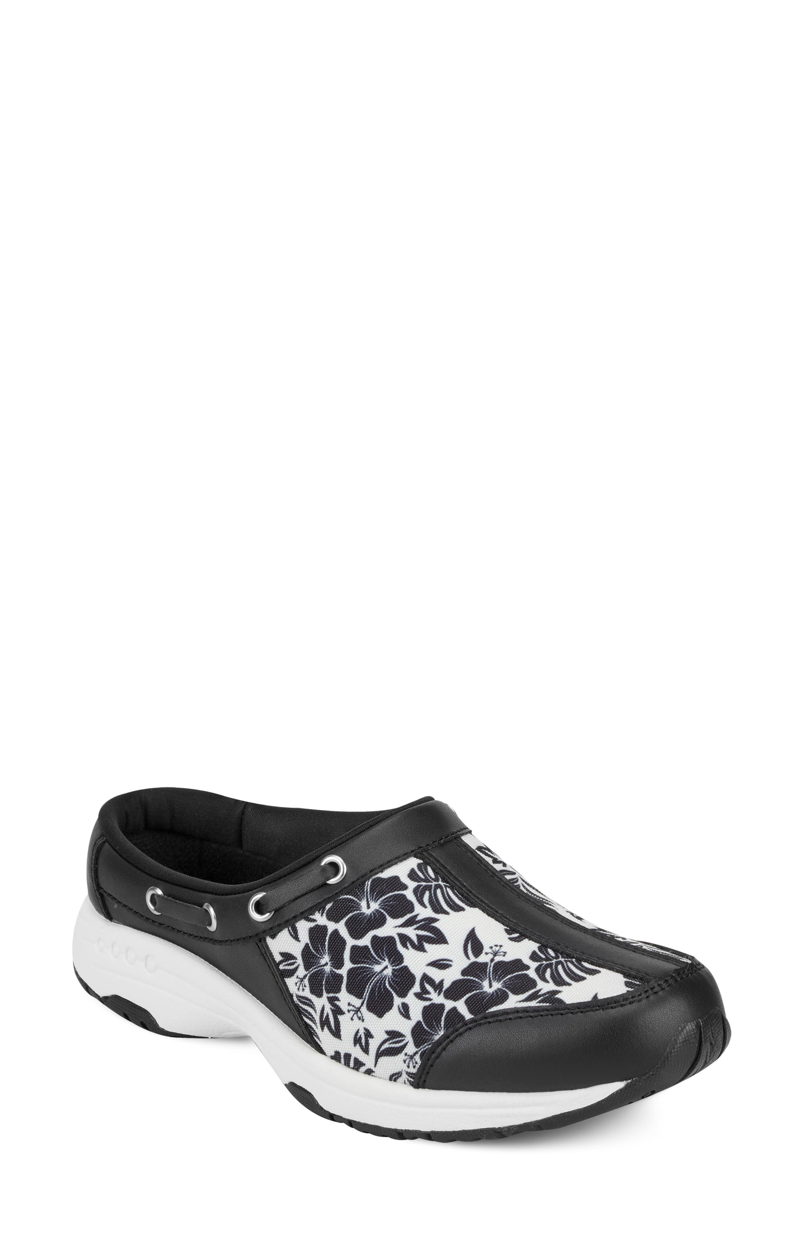 Easy Spirit Travelport Clog, Main, color, Black