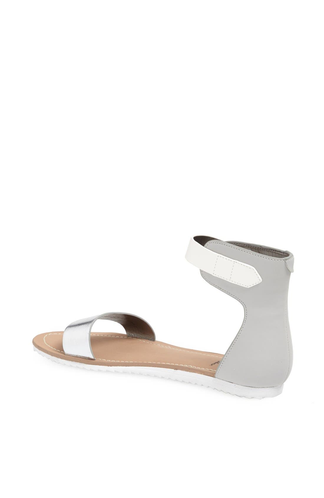 Circus by Sam Edelman 'Sloan' Sandal, Alternate, color, SILVER/ GREY