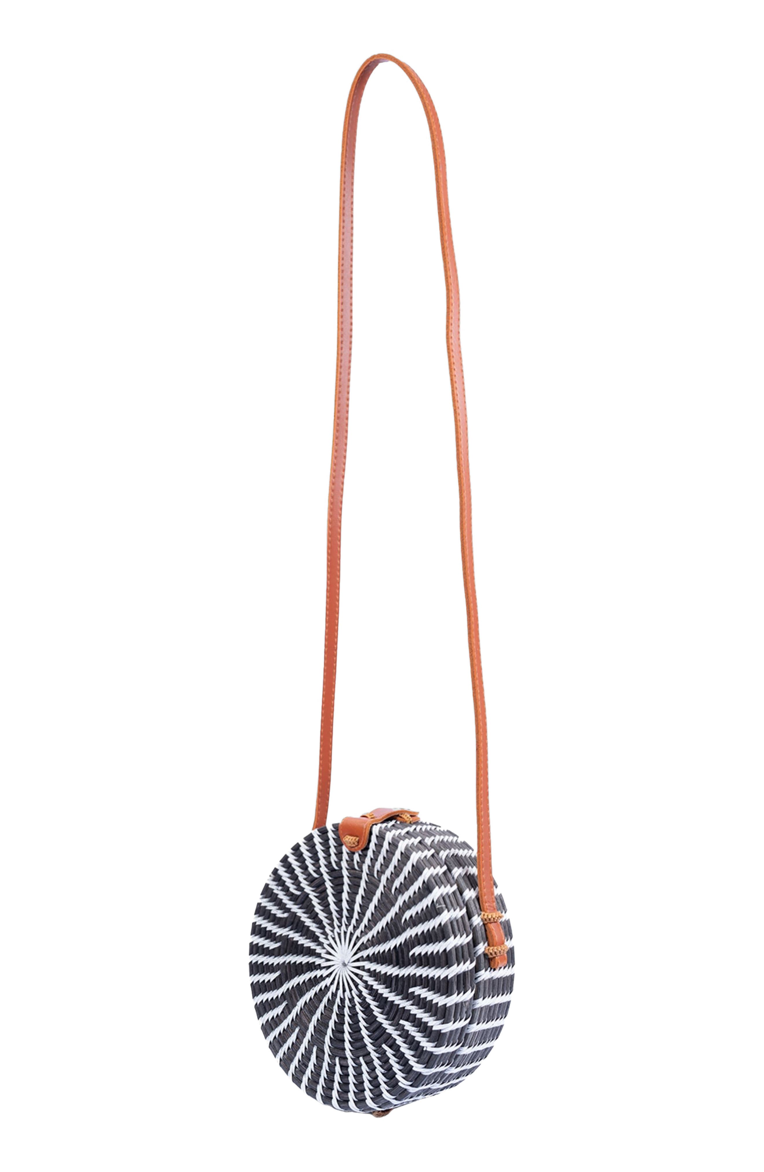 Jelavu Ata Bali Rattan Canteen Crossbody Bag, Alternate, color, 