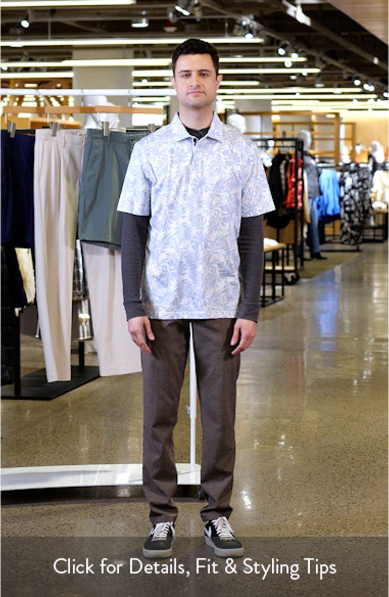 Victor OoohCotton<sup>®</sup> Palm Leaf Print Polo, sales video thumbnail