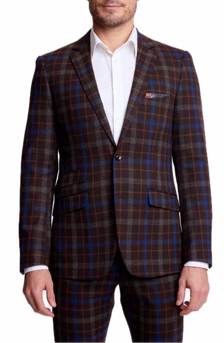 Dover Slim Fit Plaid Suit Jacket