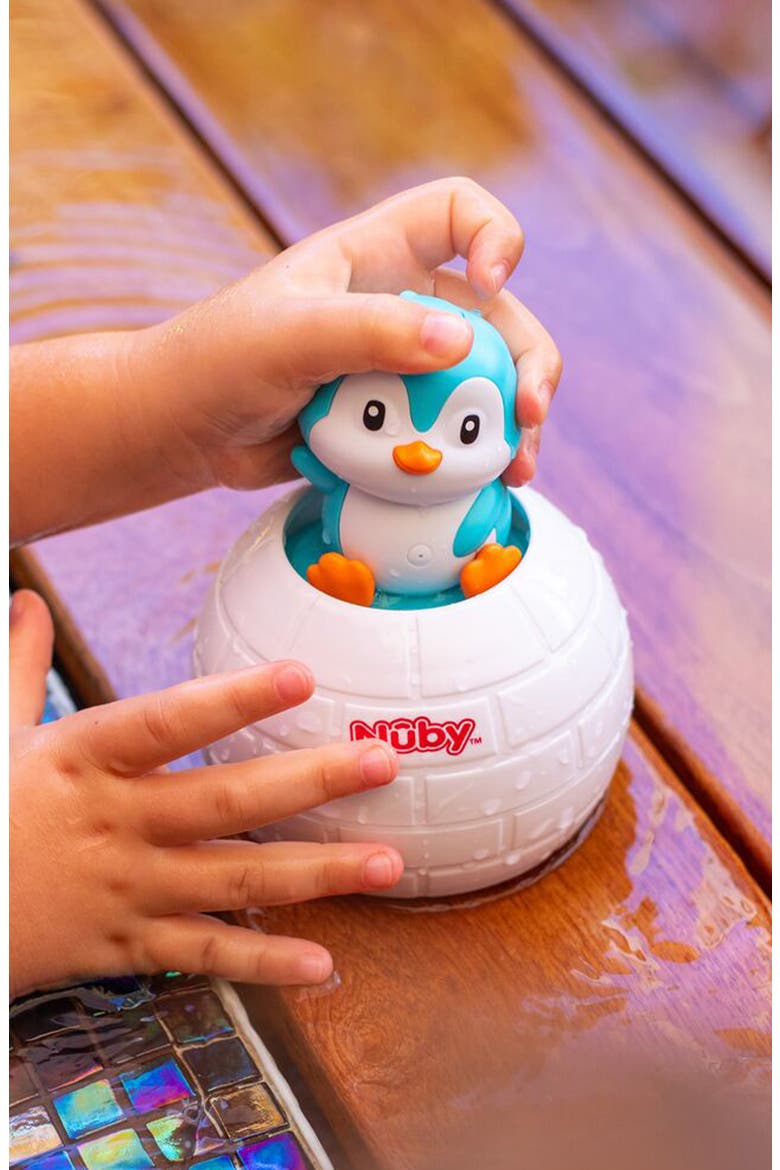 Penguin 5-Piece Squirter Bath Toy Set, Alternate, color, NONE