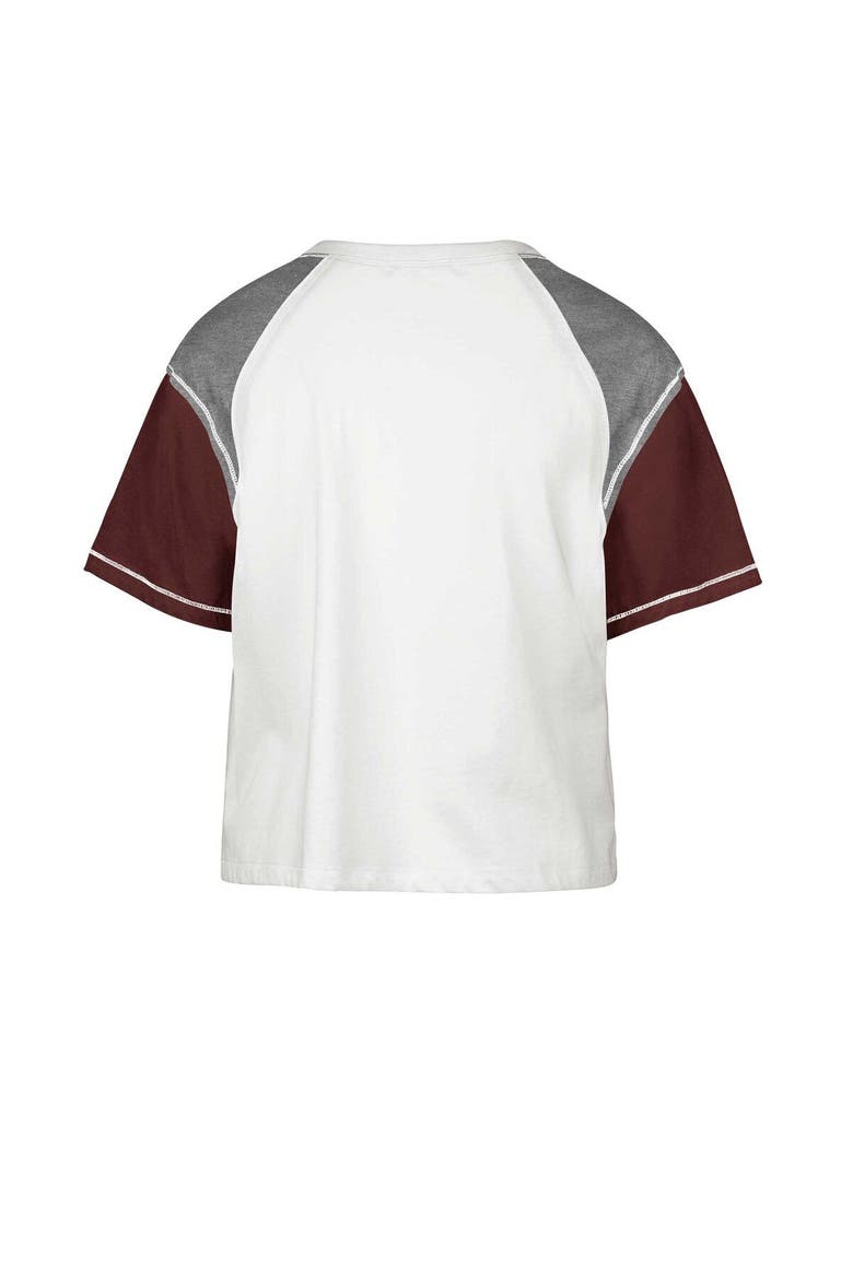 Women's '47 White Alabama Crimson Tide Serenity Gia Cropped T-Shirt, Alternate, color, White