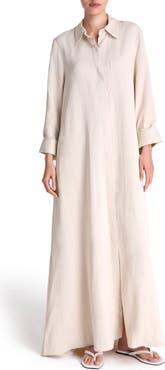 TWP Jenny's Long Sleeve Maxi Shirtdress