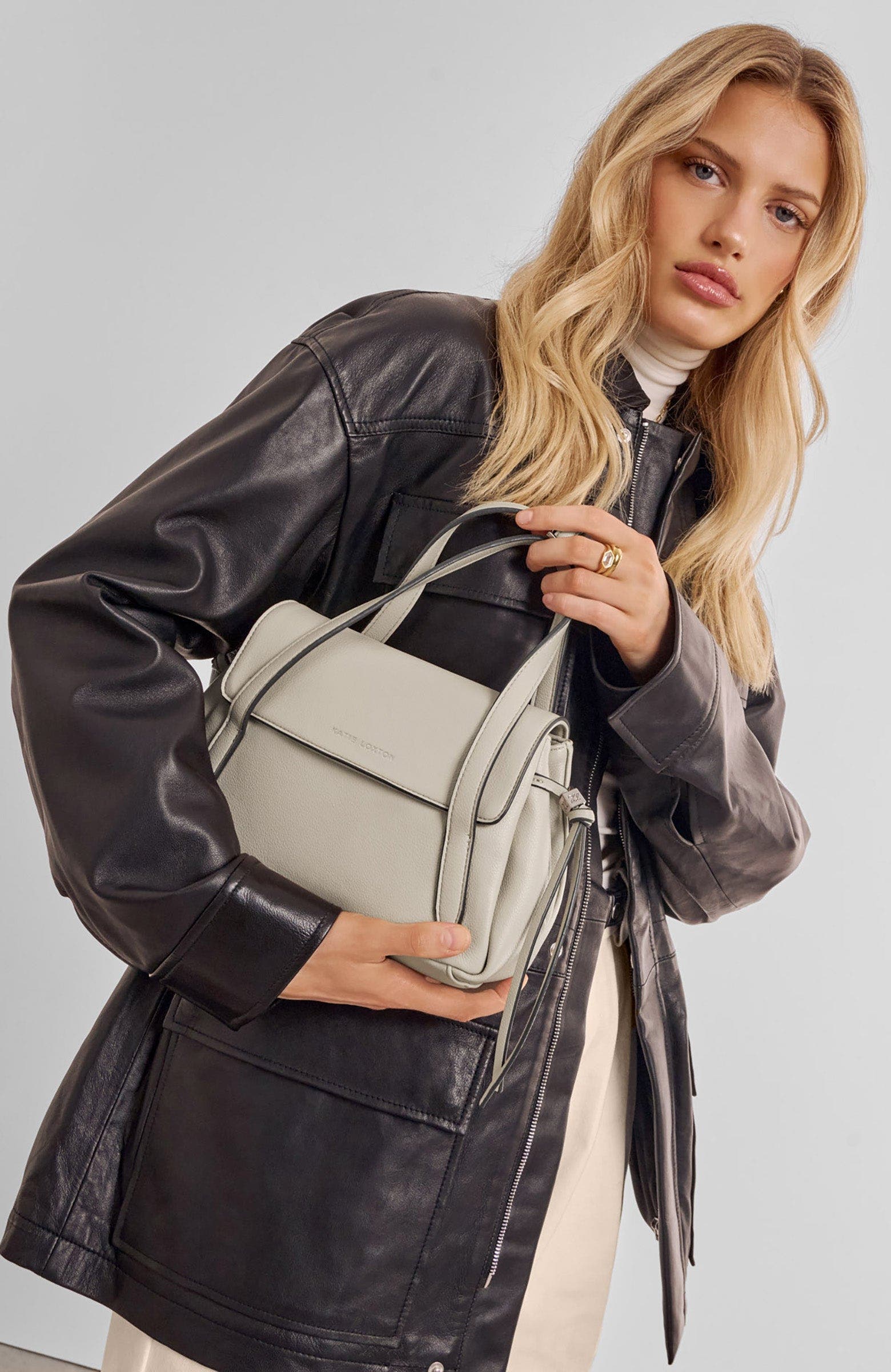 Alyssa Top Handle, Alternate, color, Cloud Taupe