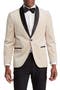Satin Lapel Velvet Blazer