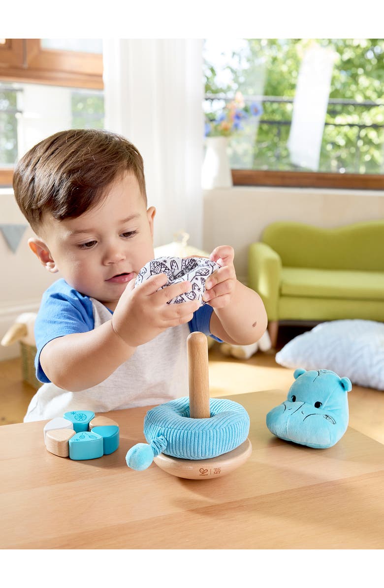 Hape William the Hippo Stacker Toy, Alternate, color,