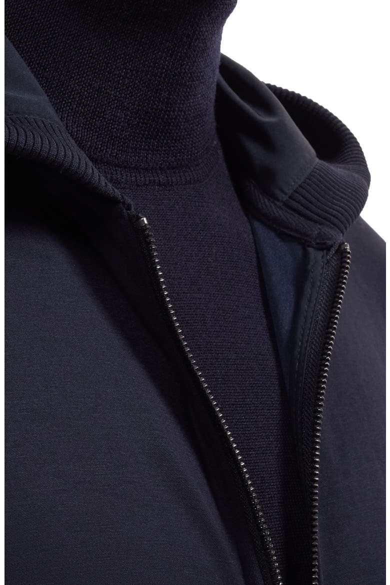 Soft Touch Full Zip Hoodie, Alternate, color, NAVY
