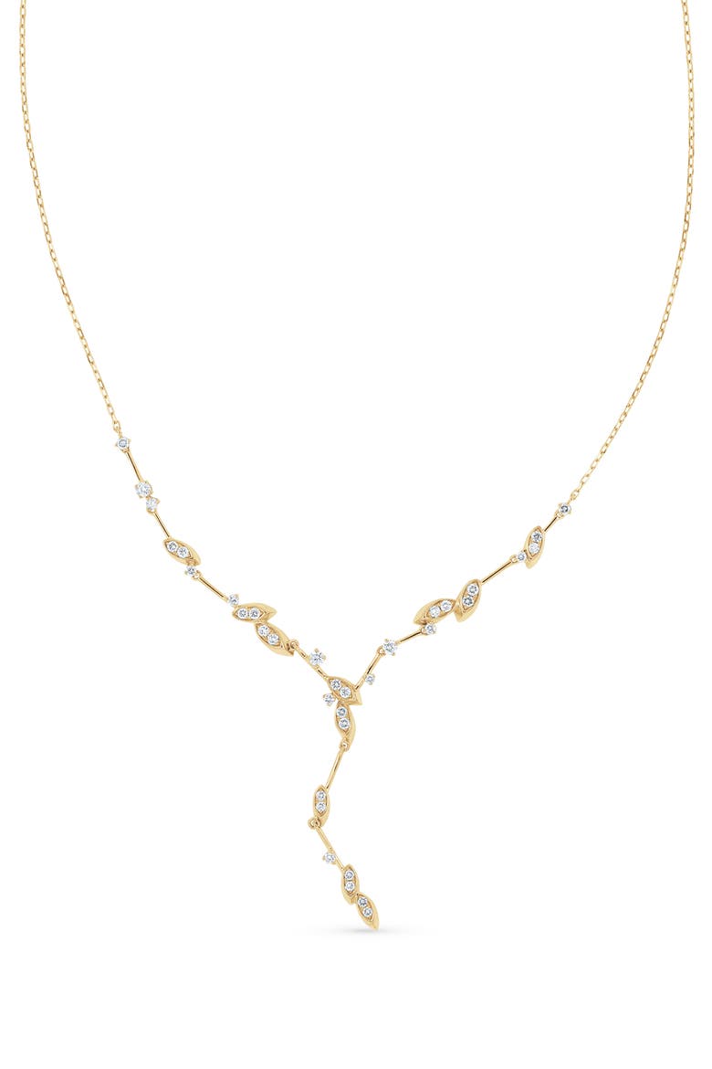 Getty 18k Gold Diamond Y-Necklace, Main, color, 18K YELLOW GOLD