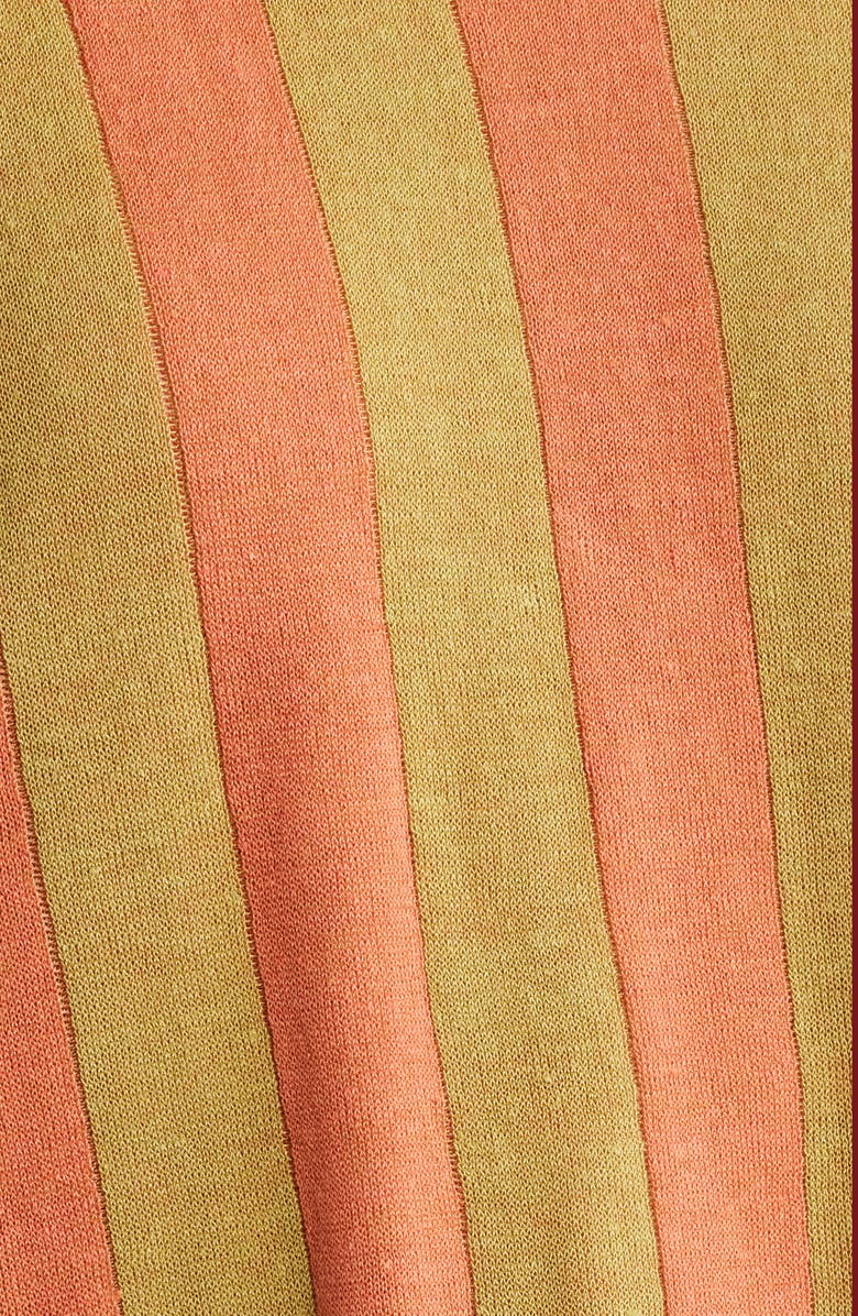 EMILY DAWN LONG Carlington Stripe Shell, Alternate, color, Terra Cotta/ Dust Stripe