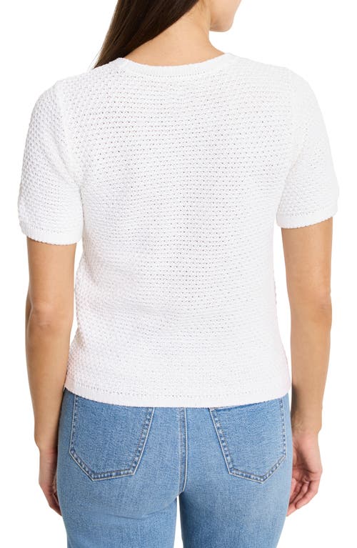 Nic + Zoe Nic+zoe Tuck Stitch Sweater Tee
